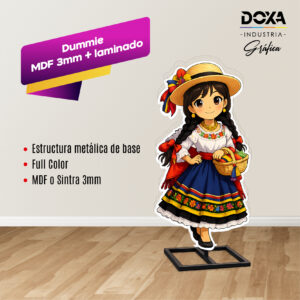 Dummie MDF 3mm mas laminado