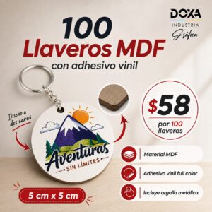 Llaveros MDF
