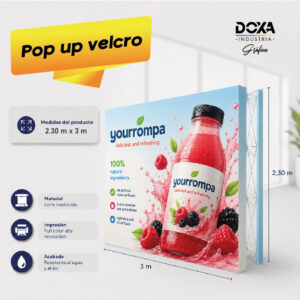 Pop up Velcro Grande