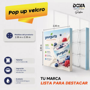 Pop up Velcro